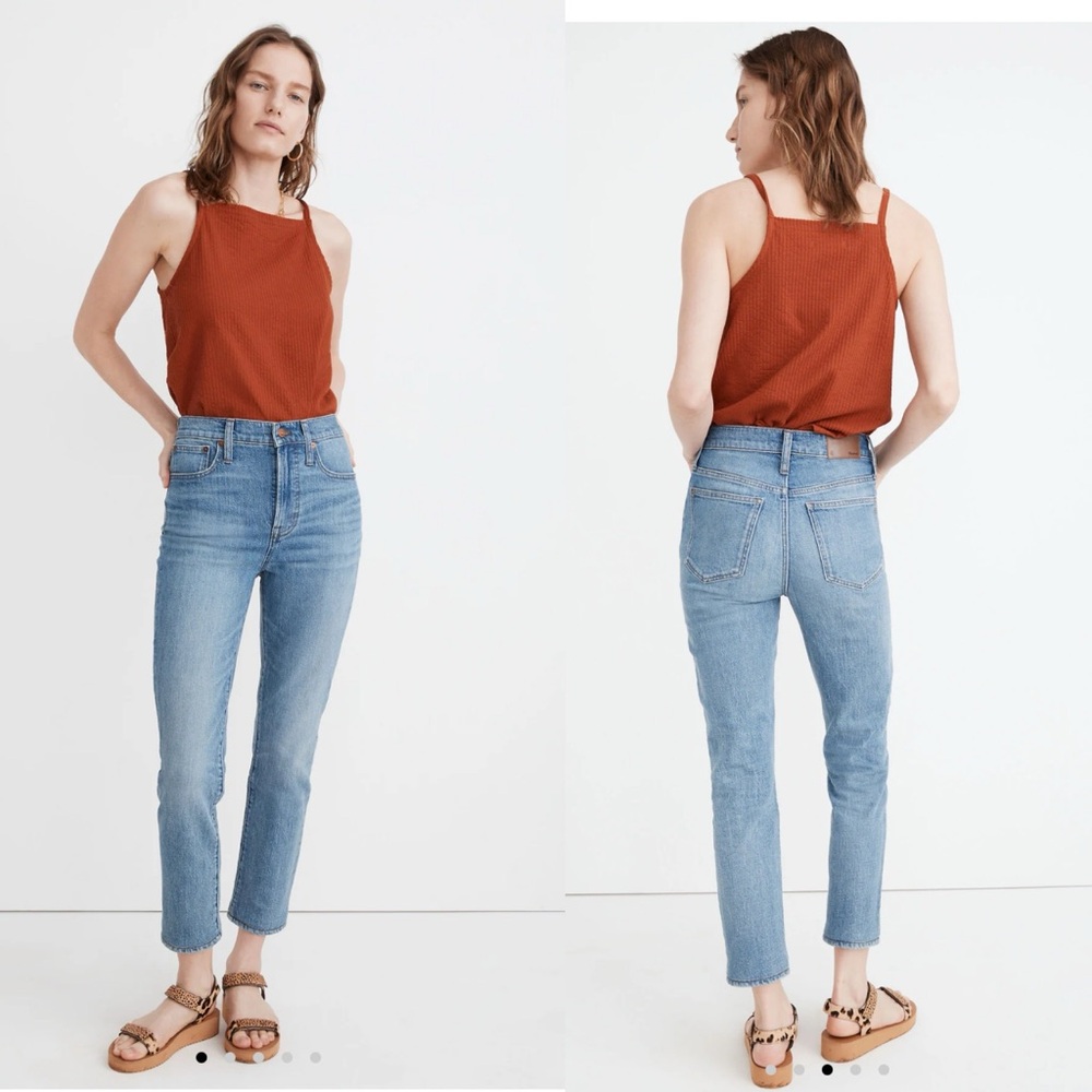 Madewell perfect vintage crop Women's Blue Jeans size 26